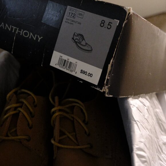 Marc Anthony Mens Lace-Up Designer Shoe US 8.5 NEW